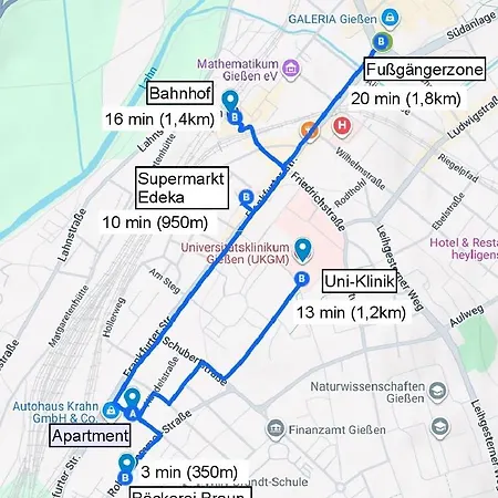 Lahnstay I 2 I Frei Parken I Balkon Apartment *